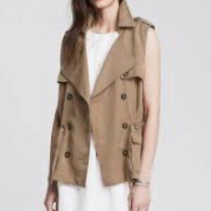 Drapey Tan Vest
